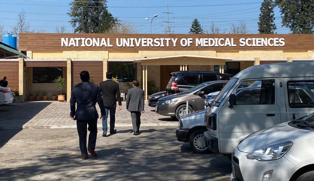 Meeting with Director of National University Of Medical Sciences (NUMS)
